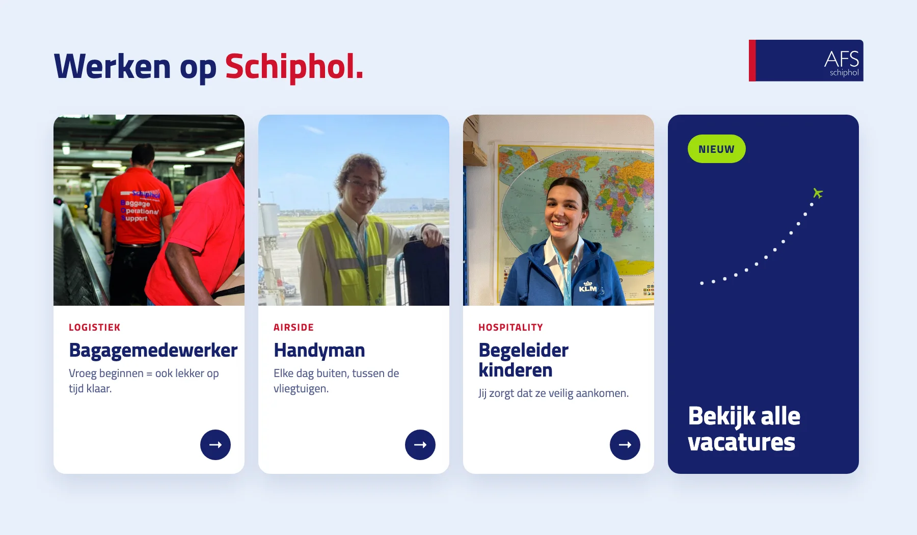 Job carousel: baggage handler, handyman, children's escort